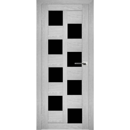Дверь межкомнатная "Амати 13" Сканди (Черное стекло)