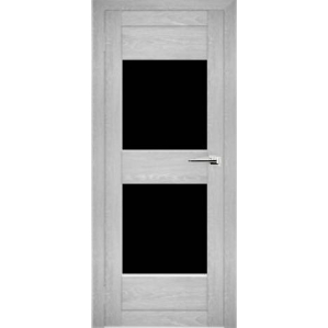 Дверь межкомнатная "Амати 15" Сканди (Черное стекло)