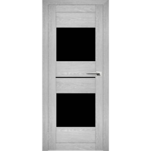 Дверь межкомнатная "Амати 16" Сканди (Черное стекло)