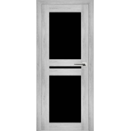 Дверь межкомнатная "Амати 19" Сканди (Черное стекло)