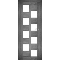 Дверь межкомнатная "Амати 13" Дуб шале графит