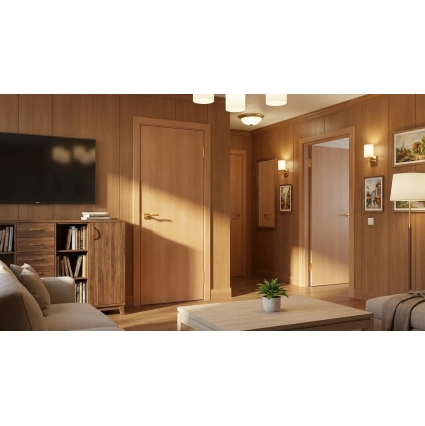 Дверь межкомнатная С01 (Орех Миланский)