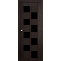 Дверь межкомнатная "Амати 13" Венге (Черное стекло)