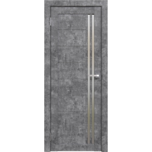 Дверь межкомнатная Амати 26 (Бетон светлый/ Матовое стекло)