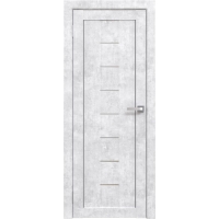 Дверь межкомнатная Амати 10 (Бетон Снежный/ Матовое стекло)