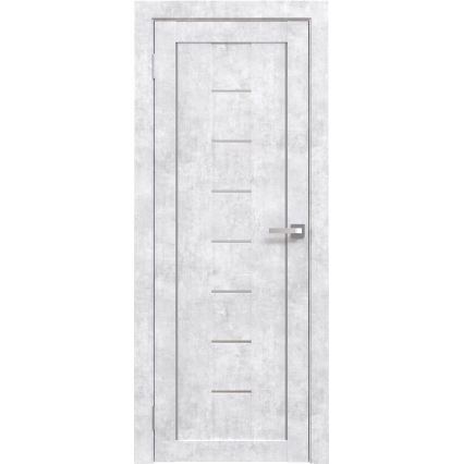Дверь межкомнатная Амати 10 (Бетон Снежный/ Матовое стекло)