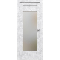 Дверь межкомнатная Амати 14 (Бетон Снежный/ Матовое стекло) Дверь межкомнатная Амати 14 (Бетон Снежный/ Матовое стекло)