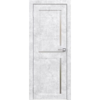 Дверь межкомнатная Амати 18 (Бетон Снежный/ Матовое стекло)