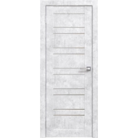 Дверь межкомнатная Амати 25 (Бетон Снежный/ Матовое стекло)