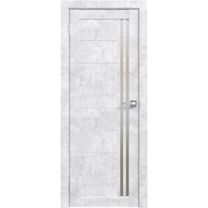 Дверь межкомнатная Амати 26 (Бетон Снежный/ Матовое стекло) 