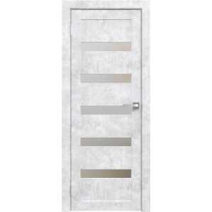 Дверь межкомнатная Амати 03 (Бетон Снежный/ Матовое стекло)