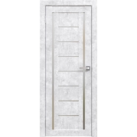 Дверь межкомнатная Амати 06 (Бетон Снежный/ Матовое стекло)
