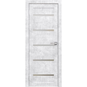Дверь межкомнатная Амати 01М (Бетон Снежный/ Матовое стекло) 