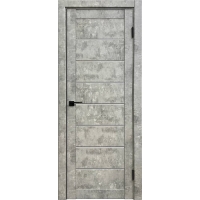 Дверь межкомнатная Амати 01 (Бетон светлый/ Матовое стекло)