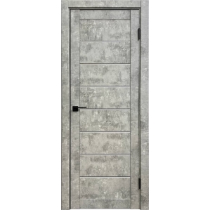 Дверь межкомнатная Амати 01 (Бетон светлый/ Матовое стекло)