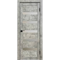 Дверь межкомнатная Амати 03 (Бетон светлый/ Матовое стекло)