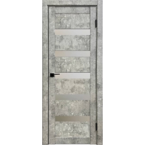 Дверь межкомнатная Амати 03 (Бетон светлый/ Матовое стекло)