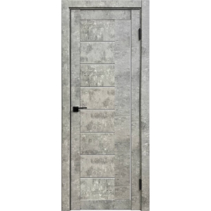 Дверь межкомнатная Амати 07 (Бетон светлый/ Матовое стекло)