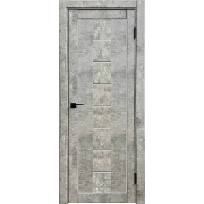 Дверь межкомнатная Амати 10 (Бетон светлый/ Матовое стекло)