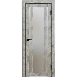 Дверь межкомнатная Амати 11 (Бетон светлый/ Матовое стекло)