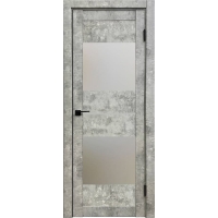 Дверь межкомнатная Амати 16 (Бетон светлый/ Матовое стекло)
