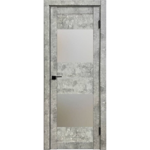 Дверь межкомнатная Амати 16 (Бетон светлый/ Матовое стекло)