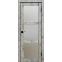 Дверь межкомнатная Амати 20 (Бетон светлый/ Матовое стекло)