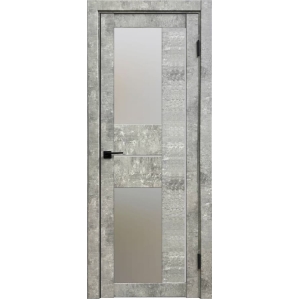 Дверь межкомнатная Амати 22 (Бетон светлый/ Матовое стекло)