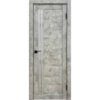 Дверь межкомнатная Амати 26 (Бетон светлый/ Матовое стекло)