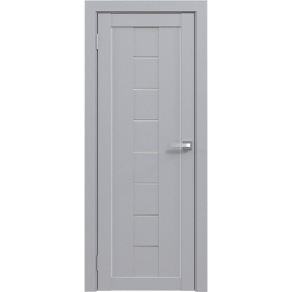 Дверь межкомнатная Амати 10 (Грей/ Матовое стекло)