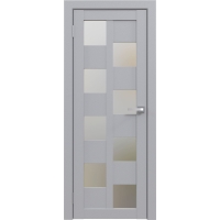 Дверь межкомнатная Амати 13 (Грей/ Матовое стекло) Дверь межкомнатная Амати 13 (Грей/ Матовое стекло)