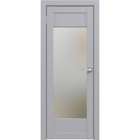 Дверь межкомнатная Амати 14 (Грей/ Матовое стекло) Дверь межкомнатная Амати 14 (Грей/ Матовое стекло)