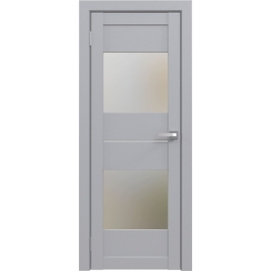 Дверь межкомнатная Амати 16 (Грей/ Матовое стекло) Дверь межкомнатная Амати 16 (Грей/ Матовое стекло)