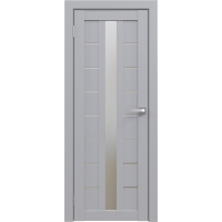 Дверь межкомнатная Амати 17 (Грей/ Матовое стекло)
