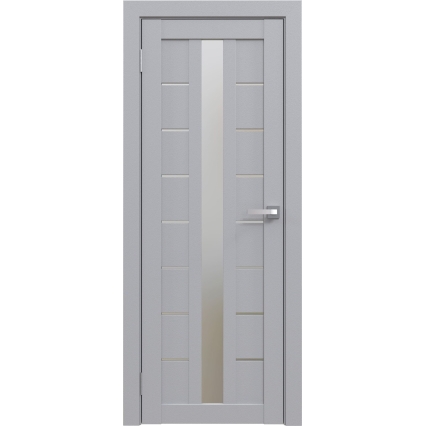 Дверь межкомнатная Амати 17 (Грей/ Матовое стекло) Дверь межкомнатная Амати 17 (Грей/ Матовое стекло)