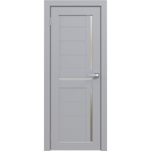 Дверь межкомнатная Амати 18 (Грей/ Матовое стекло) Дверь межкомнатная Амати 18 (Грей/ Матовое стекло)