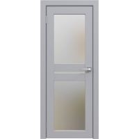 Дверь межкомнатная Амати 19 (Грей/ Матовое стекло)