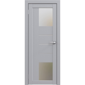 Дверь межкомнатная Амати 21 (Грей/ Матовое стекло) Дверь межкомнатная Амати 21 (Грей/ Матовое стекло)