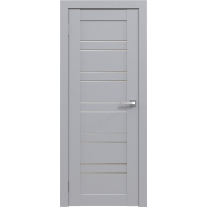 Дверь межкомнатная Амати 25 (Грей/ Матовое стекло) Дверь межкомнатная Амати 25 (Грей/ Матовое стекло)