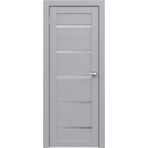 Дверь межкомнатная Амати 01М (Грей/ Матовое стекло)