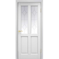 Дверь межкомнатная "М15" ПО Белый воск