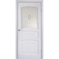 Дверь межкомнатная "М16" ПО Белый воск