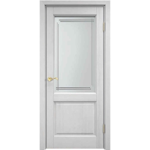 Дверь межкомнатная "М13" ПО Белый воск