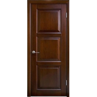 Дверь межкомнатная "М17" ПГ Орех темный (тон 15%)