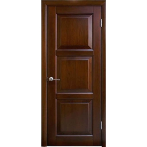 Дверь межкомнатная "М17" ПГ Орех темный (тон 15%)