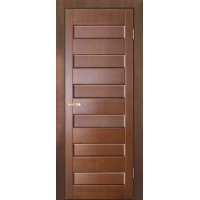 Дверь межкомнатная "М18" ПГ Орех темный (тон 15%)