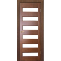 Дверь межкомнатная "М18" ПО Орех темный (тон 15%)