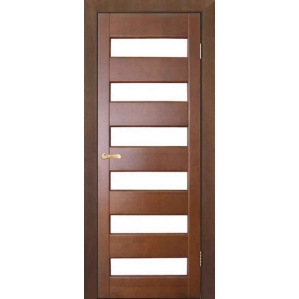 Дверь межкомнатная "М18" ПО Орех темный (тон 15%)