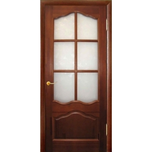 Дверь межкомнатная "М1" ПО Орех темный (тон 15%)