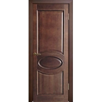 Дверь межкомнатная "М26" ПГ Орех темный (тон 15%)